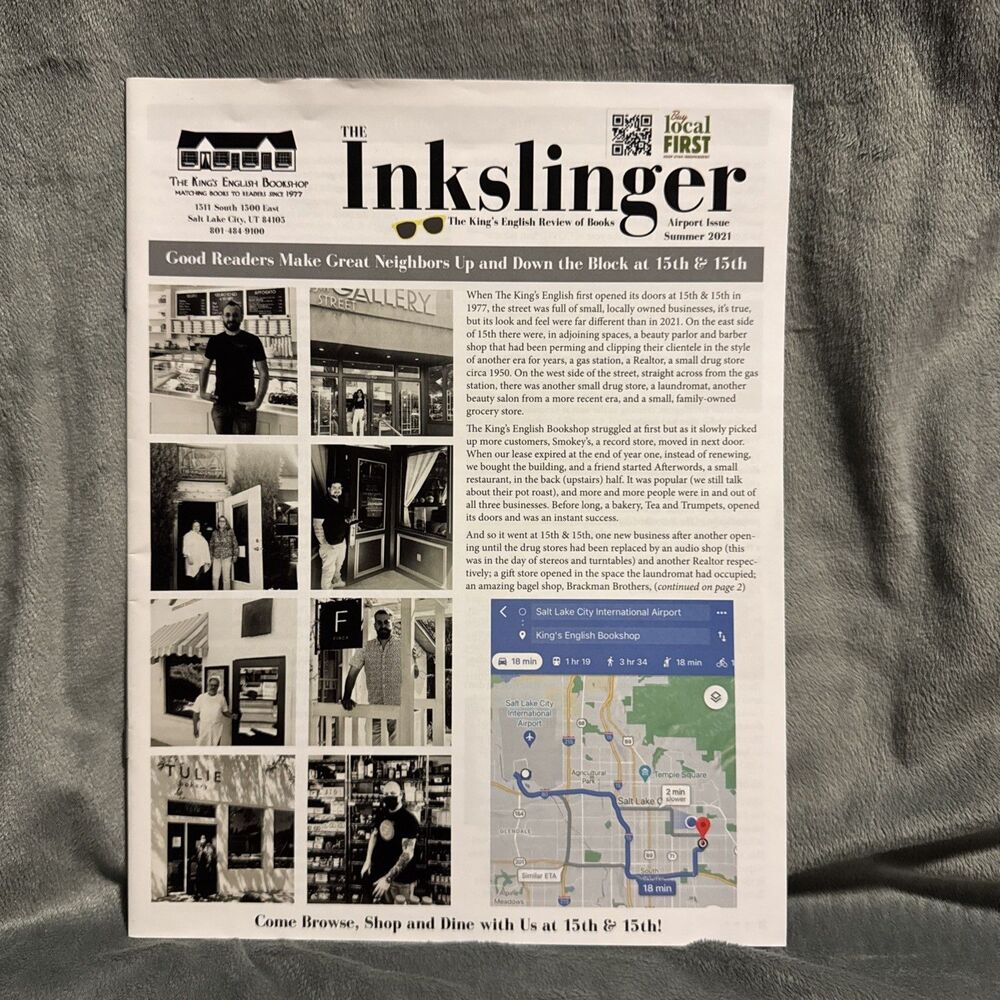 The Inkslinger Airport Issue Summer 2021 The King's English Review of Books
